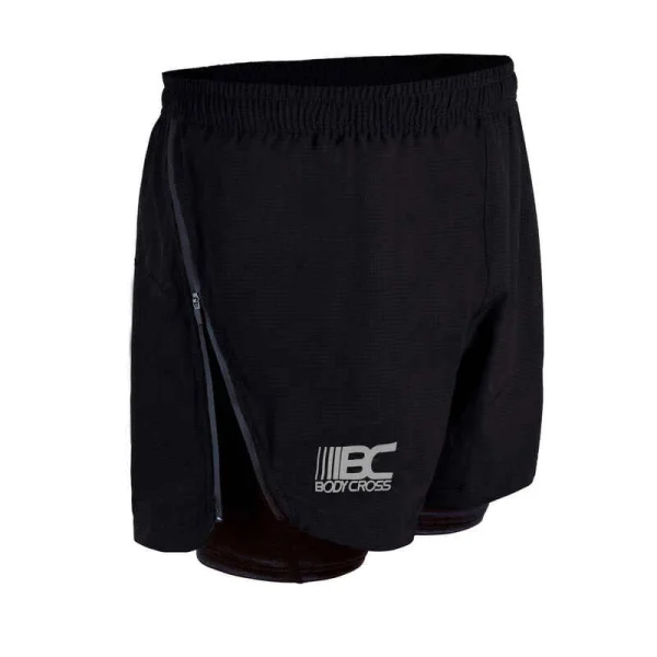 BODYCROSS 3-in-1-Shorts BEN Schwarz 1