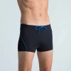 Nabaiji Badehose Boxer 100 Plus Herren Schwarz/blau 7