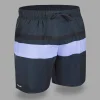 OLAIAN Boardshorts Surfen Herren Mittellang 100 Popstrp Schwarz 11