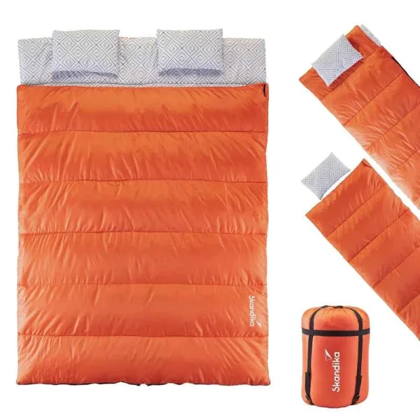 SKANDIKA Deckenschlafsack – Iceland – Outdoor – Cayenne – Double Flanell – Bis -15°C 1