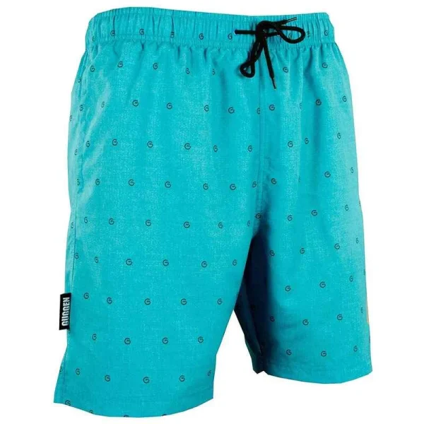 GUGGEN MOUNTAIN ZM1605 Herren Badehose Im GUGGEN Logo Style *High Quality Print* 1