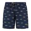 Shiwi Herren Badeshorts Go Fish Mikro Pfirsich 5