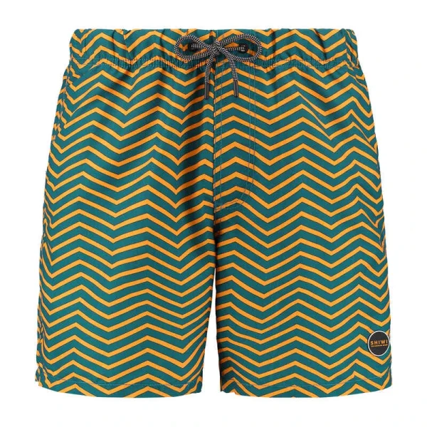 Shiwi Herren Badeshorts Zigzag Horizontal Mikro Pfirsich 1