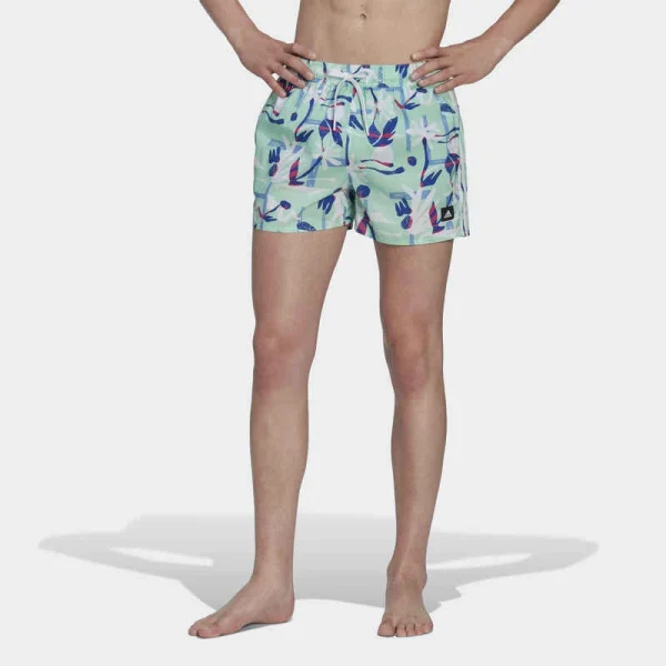 ADIDAS Seasonal Floral CLX Very Short Length Badeshorts 1