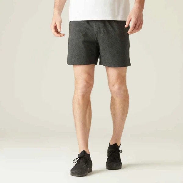 Domyos Shorts Herren – 100 Dunkelgrau 1