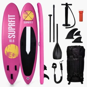 Suprfit Stand Up Paddling Board Als Aufblasbares SUP Board Set Halia WhiteOrange 10