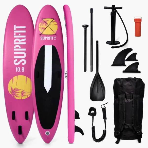 Suprfit Stand Up Paddling Board Als Aufblasbares SUP Board Set Halia WhiteOrange 4