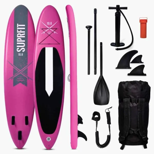 Suprfit Stand Up Paddling Board Als Aufblasbares SUP Board Set Lailani Pink 1