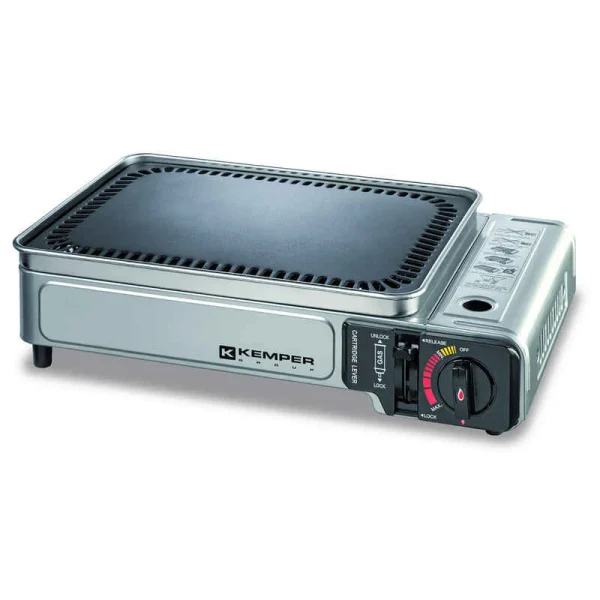 Kemper Tischgrill Camping Smart Plancha 1